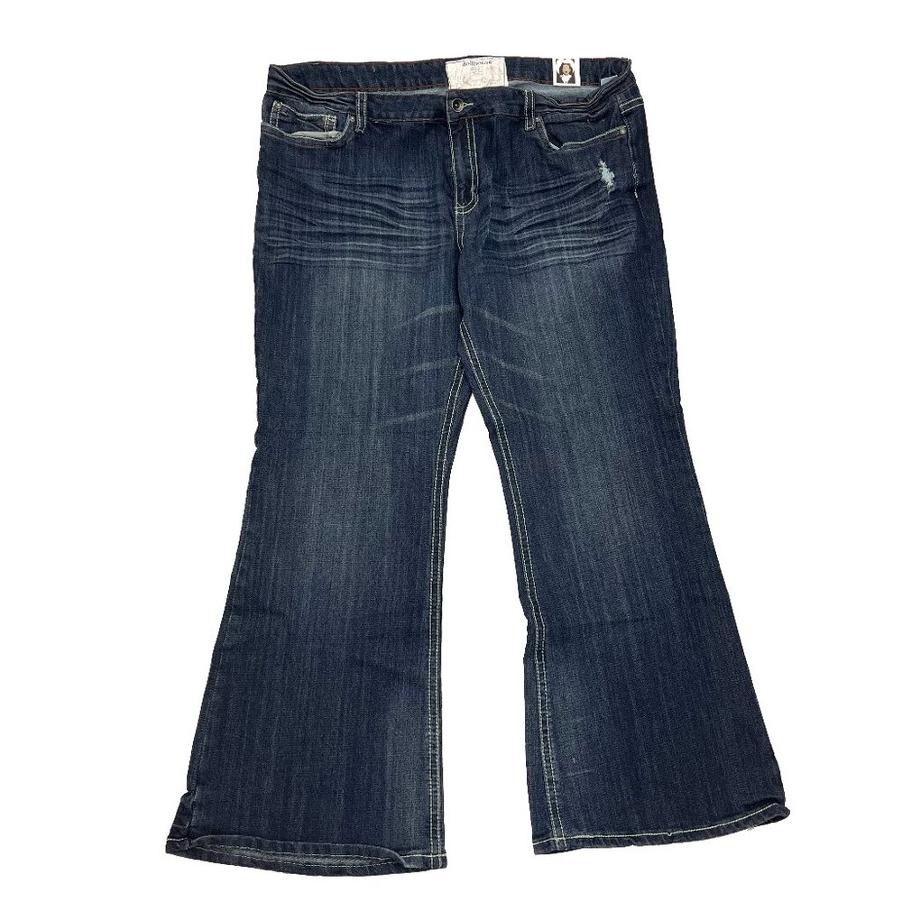 Dollhouse Lovestruck Bootcut Womens Plus Size Stretch Jeans Size 25